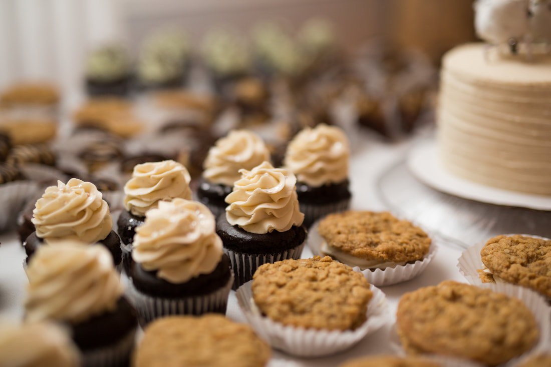 In addition to the cake, we had The Lunch Room make a number of our favorite desserts, including cupcakes, oatmeal cream pies, and cookie dough brownies.
